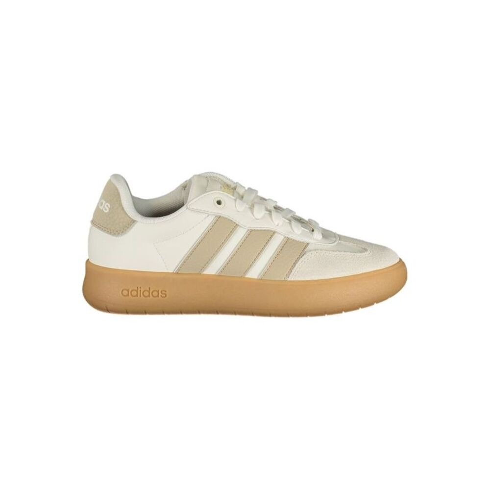 Adidas White Polyester Athletic Women's Sneakers